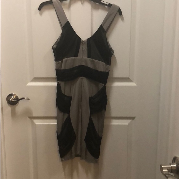 Black & Gray Bandage Midi Dress - Picture 2 of 3
